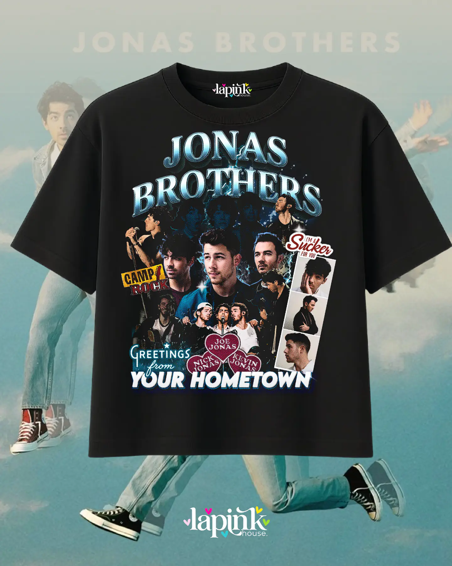 Polera Jonas Brothers Bootleg - Diseño Exclusivo 5 4