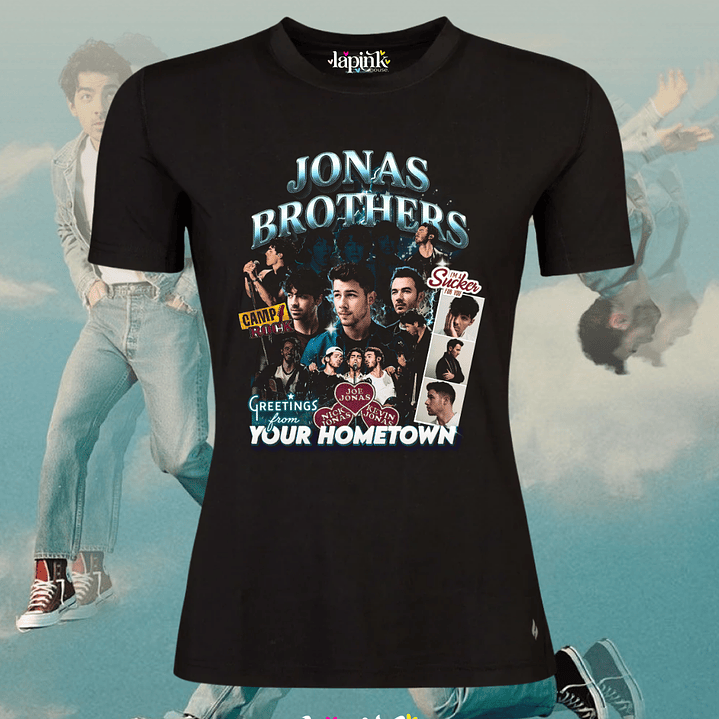 Polera Jonas Brothers Bootleg - Diseño Exclusivo 5 2