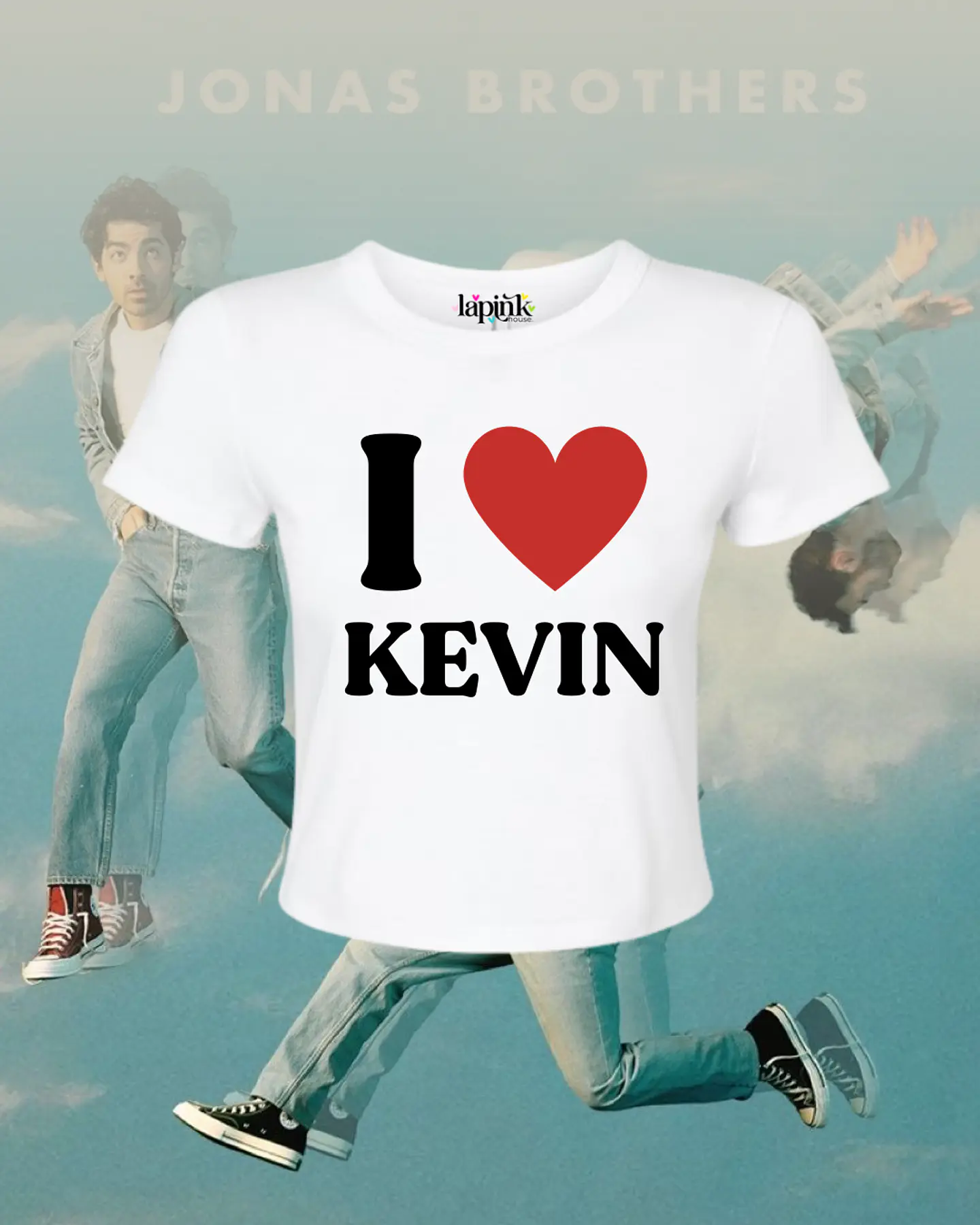 Polera Jonas Brothers - Diseño Exclusivo 8 - I Love KEVIN  2