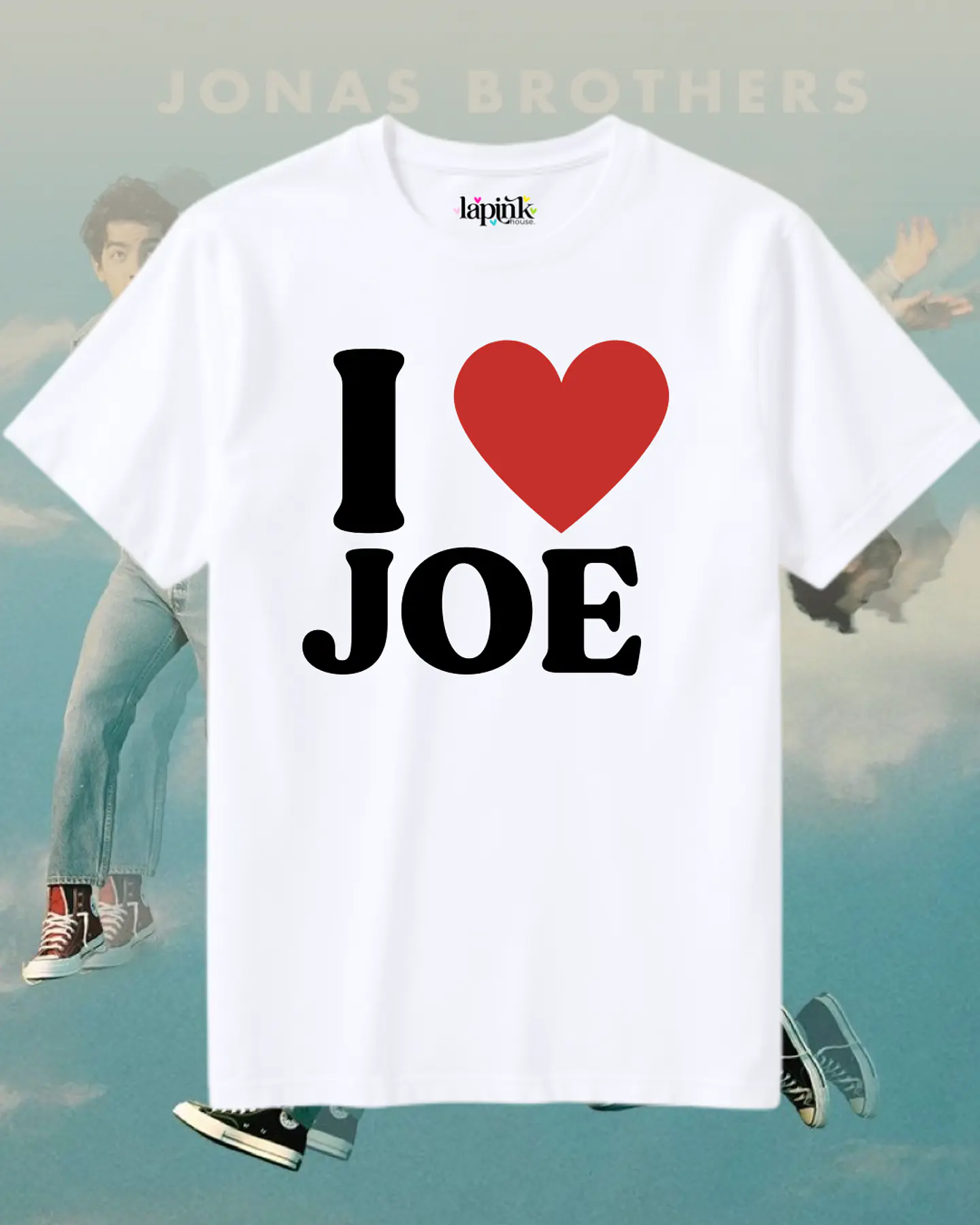 Polera Jonas Brothers - Diseño Exclusivo 9 - I Love JOE 1