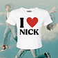 Polera Jonas Brothers - Diseño Exclusivo 10 - I Love NICK - Miniatura 2