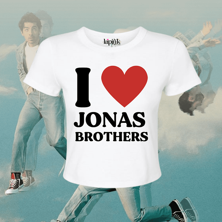 Polera Jonas Brothers - Diseño Exclusivo 11 - I Love JONAS BROTHERS 2