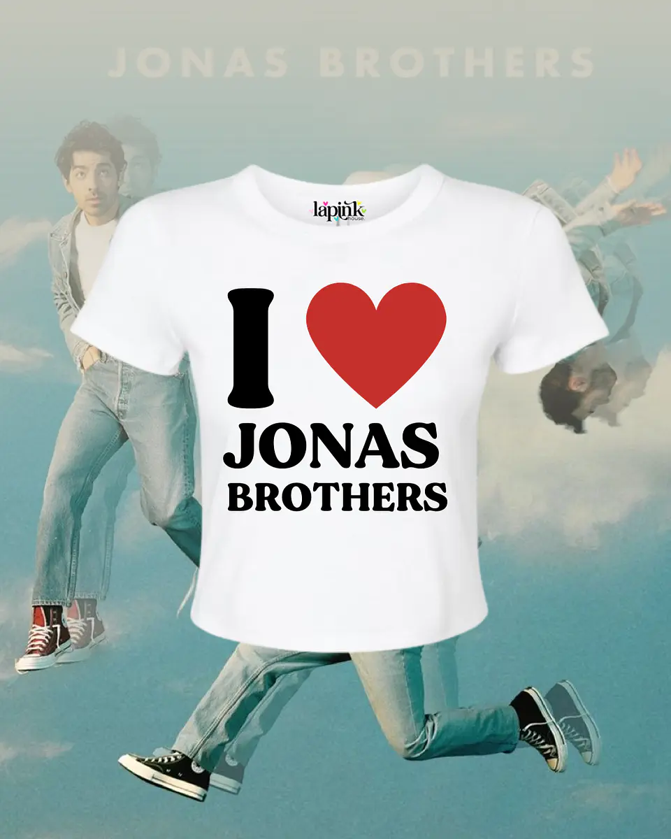 Polera Jonas Brothers - Diseño Exclusivo 11 - I Love JONAS BROTHERS 2