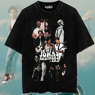 Polera Jonas Brothers - Diseño Exclusivo 12 Acid Wash