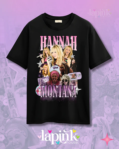 Polera Hannah Montana Bootleg Diseño Exclusivo Miley Cyrus 1 