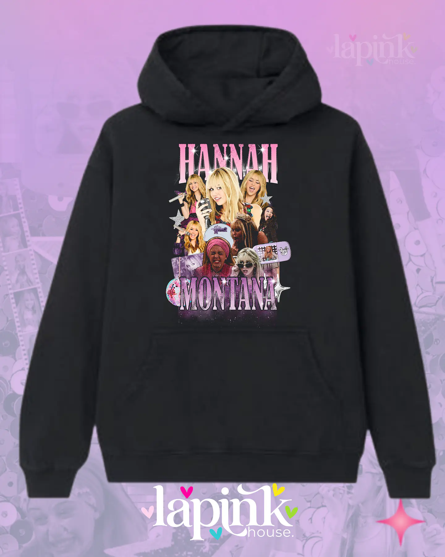 Poleron Hannah Montana Bootleg Diseño Exclusivo  Miley Cyrus 1 1