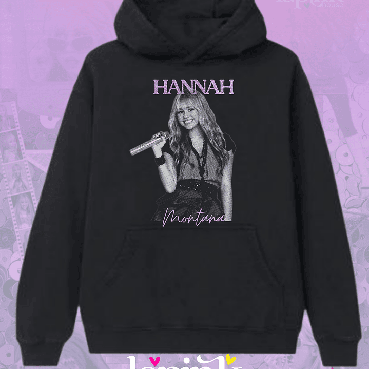 Poleron Hannah Montana  Diseño Exclusivo  Miley Cyrus 3 1