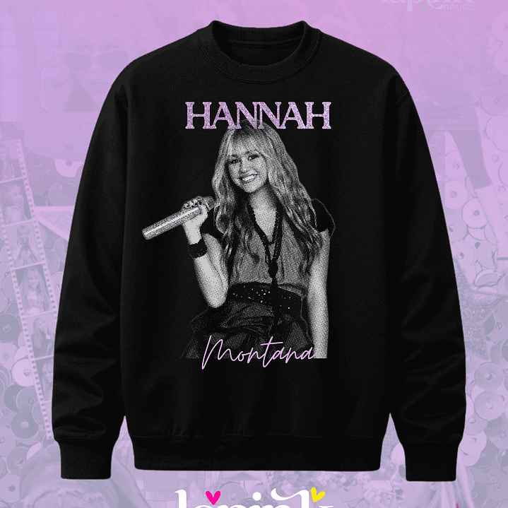 Poleron Hannah Montana  Diseño Exclusivo  Miley Cyrus 3 3