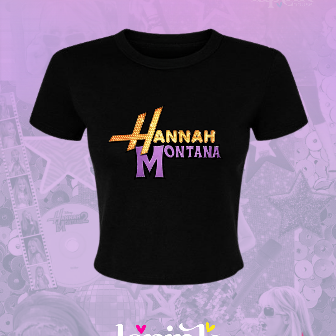 Polera Hannah Montana Diseño Exclusivo Miley Cyrus 4 3