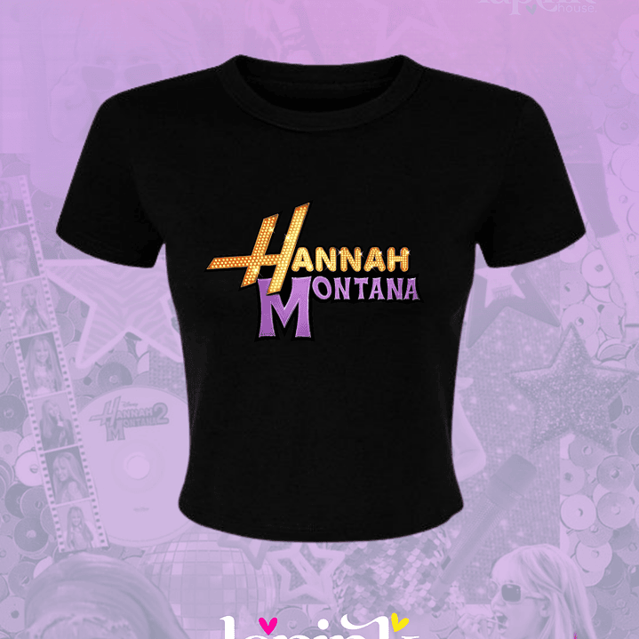 Polera Hannah Montana Diseño Exclusivo Miley Cyrus 4 3