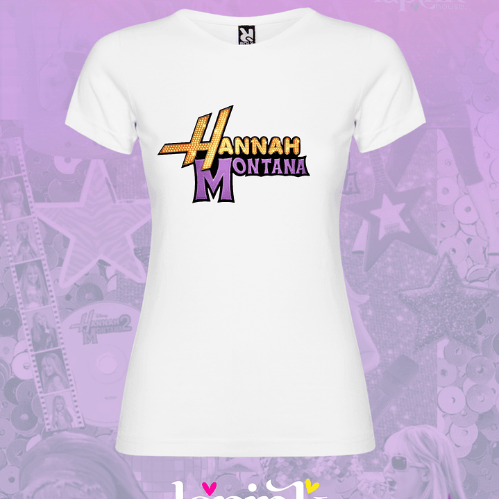 Polera Hannah Montana Diseño Exclusivo Miley Cyrus 4 5