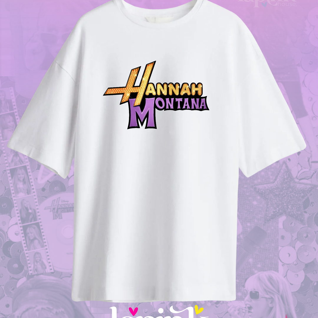 Polera Hannah Montana Diseño Exclusivo Miley Cyrus 4 4