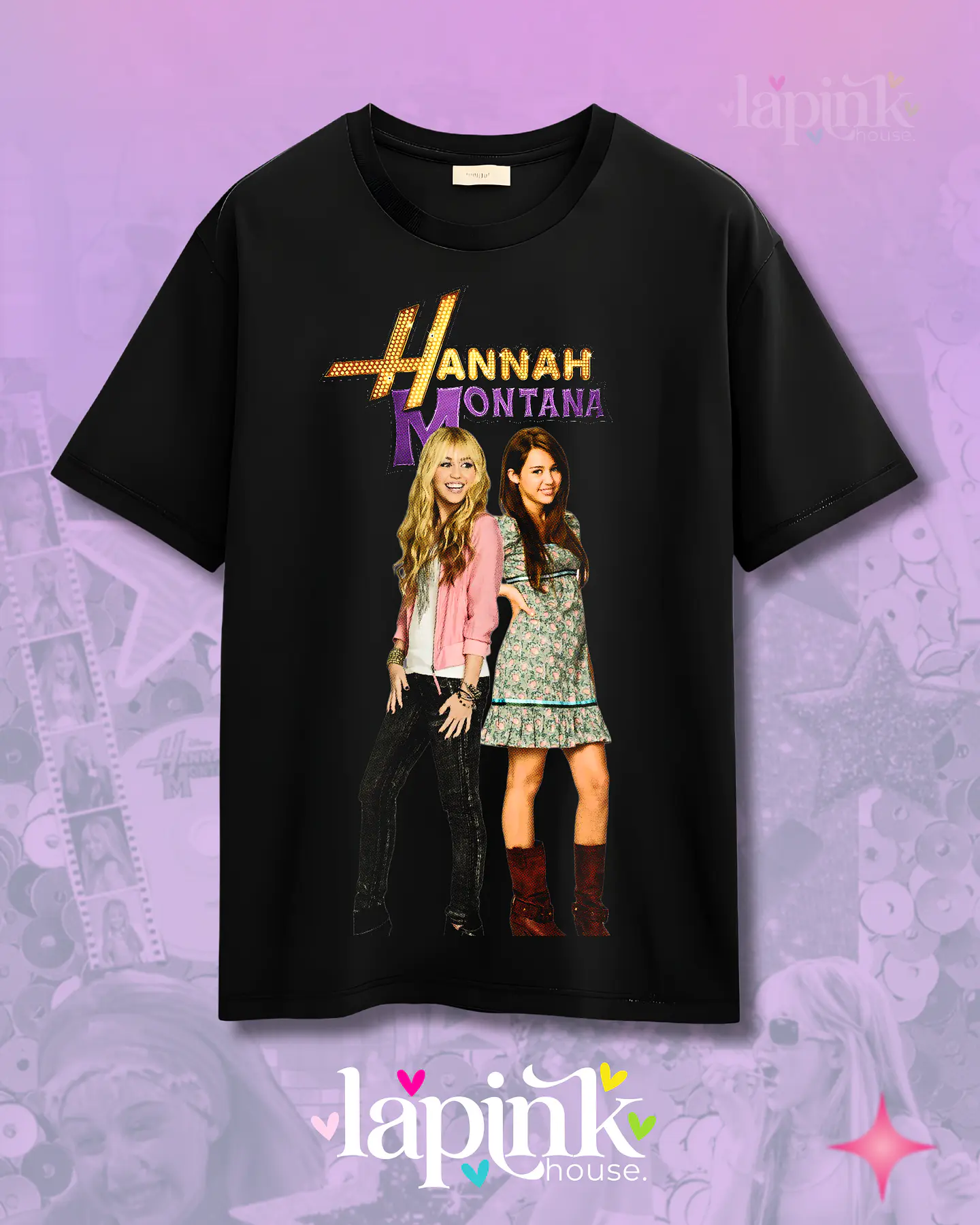 Polera Hannah Montana Diseño Exclusivo Miley Cyrus 2 1