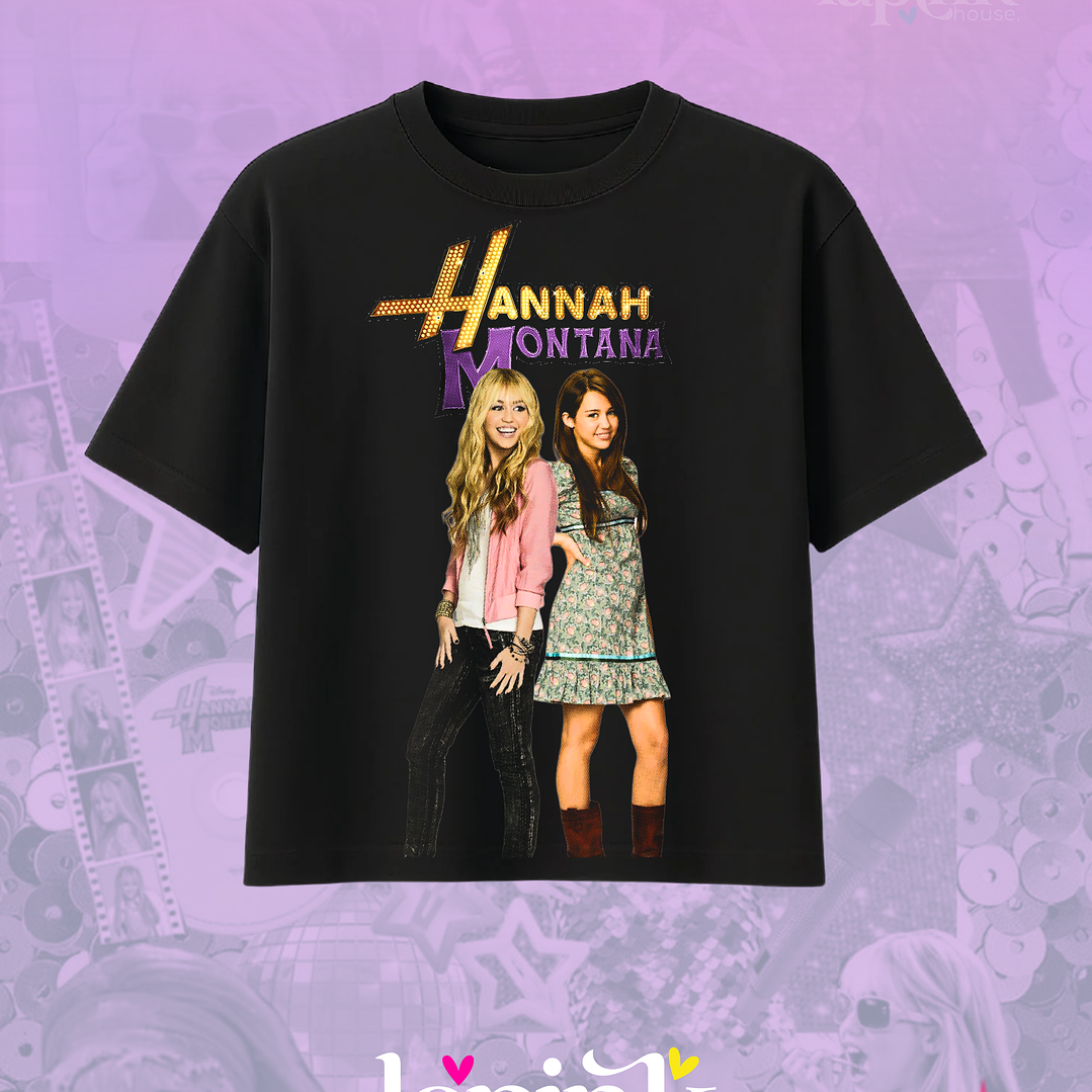 Polera Hannah Montana Diseño Exclusivo Miley Cyrus 2 2