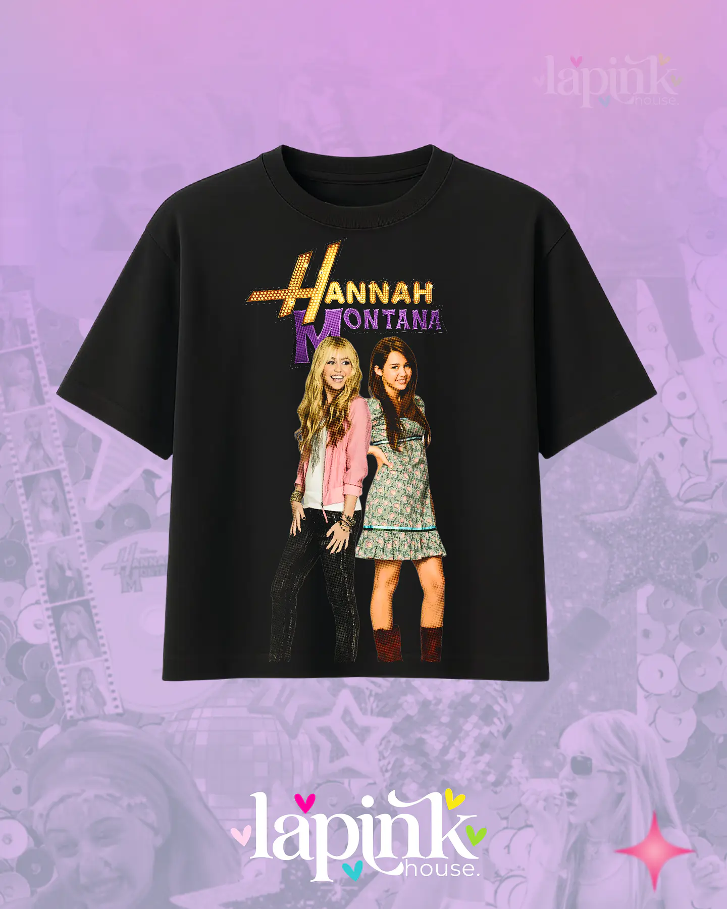 Polera Hannah Montana Diseño Exclusivo Miley Cyrus 2 2