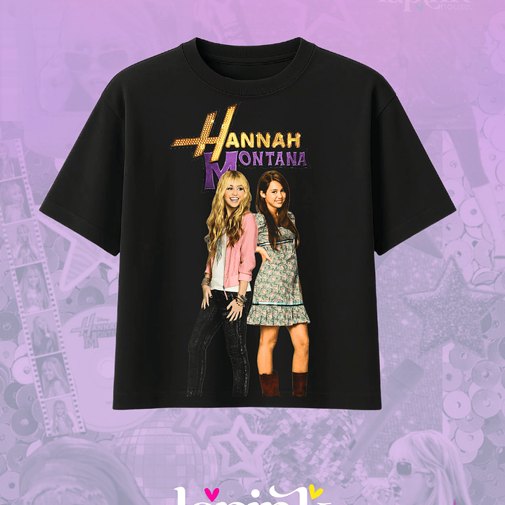 Polera Hannah Montana Diseño Exclusivo Miley Cyrus 2 2