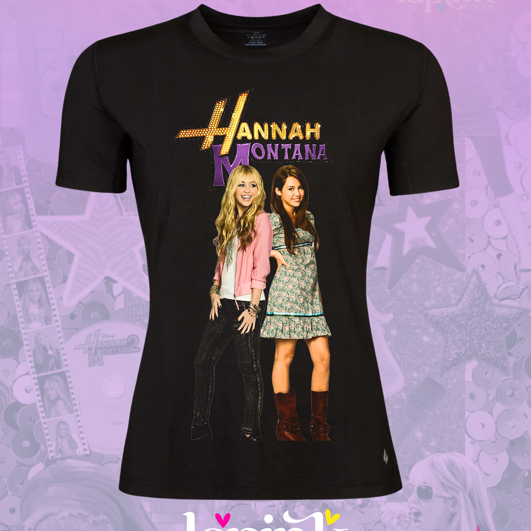 Polera Hannah Montana Diseño Exclusivo Miley Cyrus 2 3