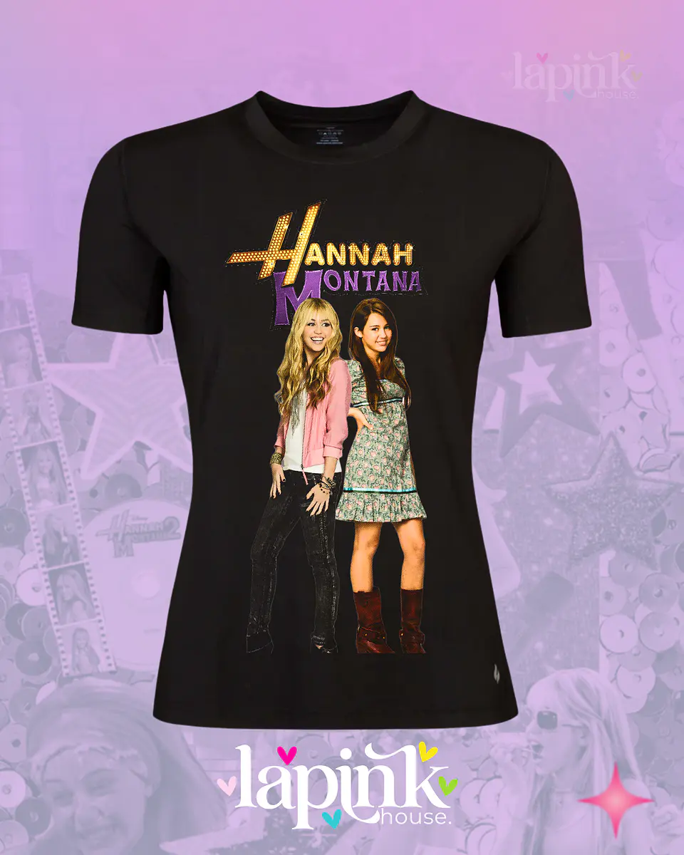 Polera Hannah Montana Diseño Exclusivo Miley Cyrus 2 3