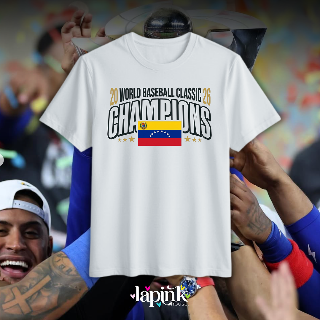 Polera Venezuela Campeón Clásico Mundial de Béisbol 2026 2 1