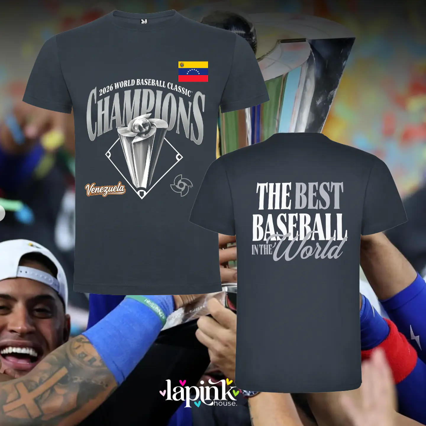 Polera Venezuela Campeón Clásico Mundial de Béisbol 2026 1 1