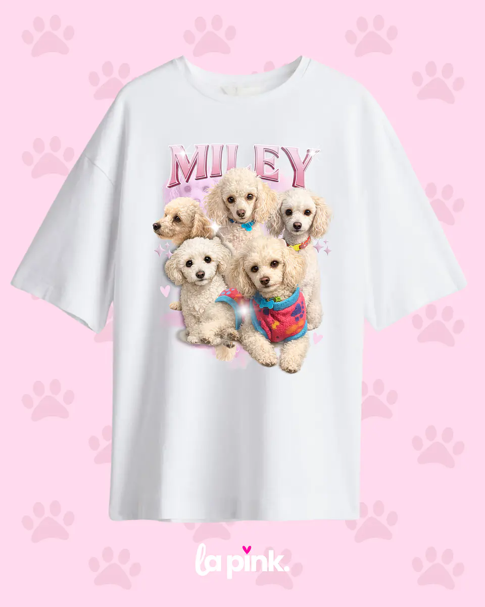 Polera PET Fan de tu mascota personalizada 3