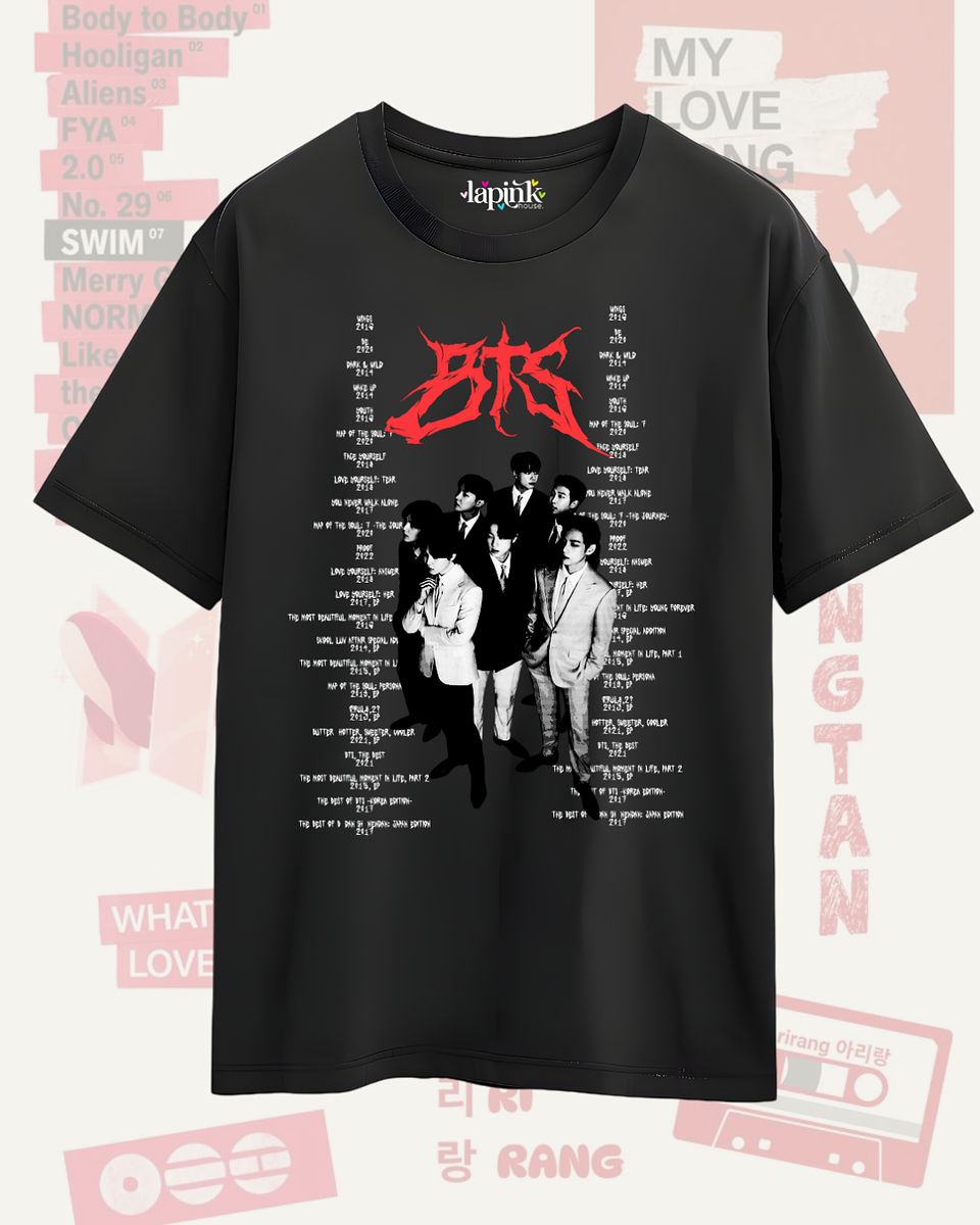 Polera BTS - Diseños Exclusivos K-pop 1 - 100% Algodón 1