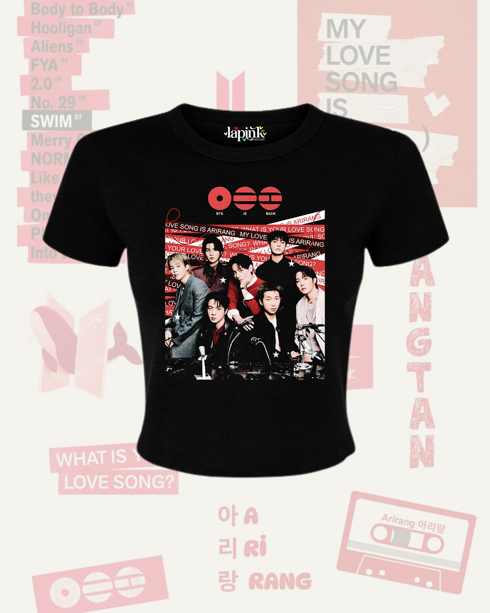 Polera BTS Arirang - Diseños Exclusivos K-pop 2 - 100% Algodón 3