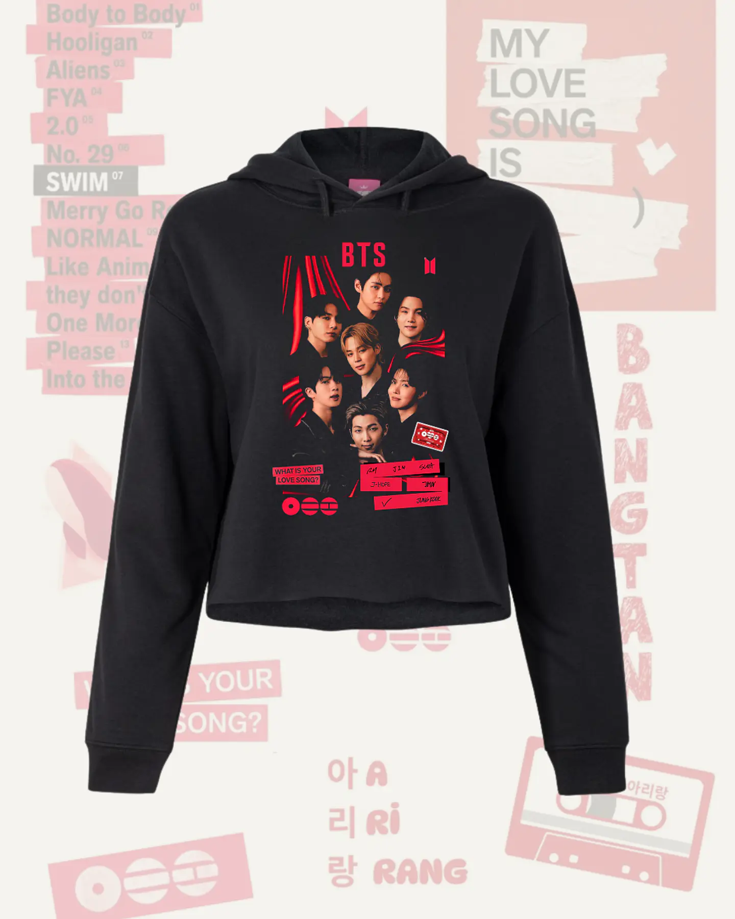 Poleron BTS - Diseños Exclusivos K-pop 3 - 100% Algodón 3