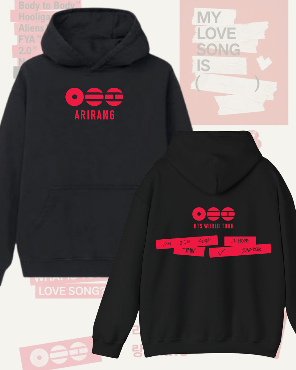 Poleron BTS - Diseños Exclusivos K-pop 4 - 100% Algodón 1