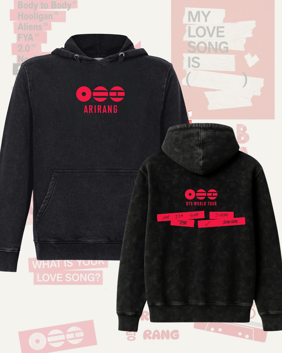 Poleron BTS - Diseños Exclusivos K-pop 4 - 100% Algodón 2