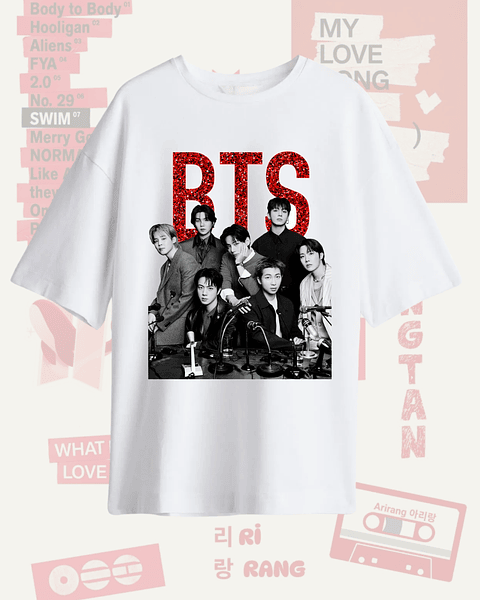 Polera BTS Arirang - Diseños Exclusivos K-pop 5 - 100% Algodón