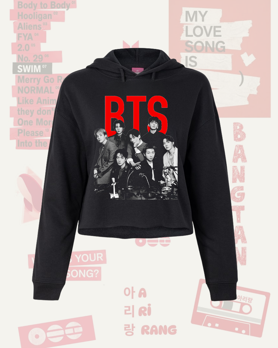 Poleron BTS - Diseños Exclusivos K-pop 5 - 100% Algodón 3