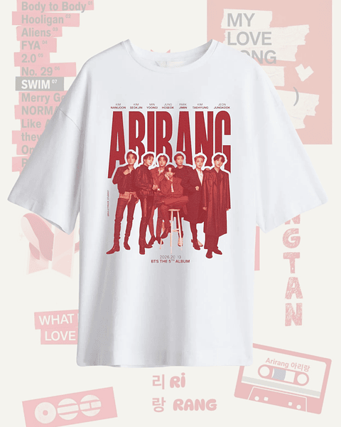 Polera BTS - Diseños Exclusivos K-pop 7 - 100% Algodón