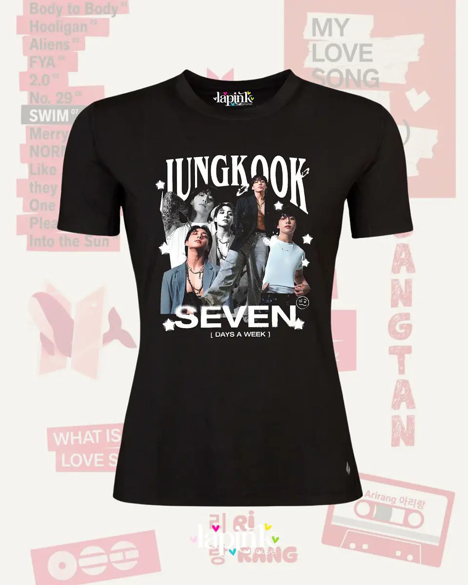 Polera BTS Arirang- Diseños Exclusivos K-pop 8 - 100% Algodón 2