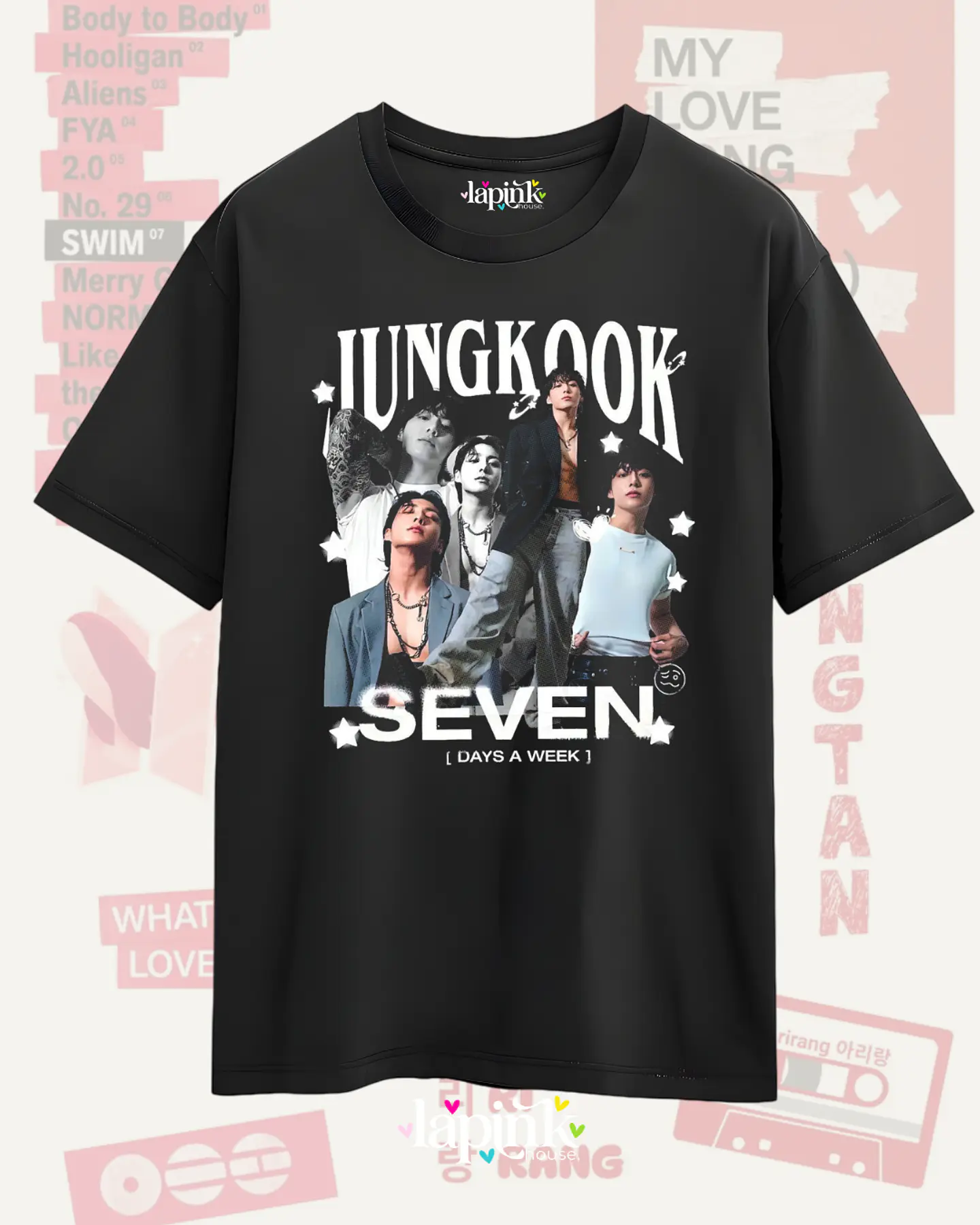 Polera BTS Arirang- Diseños Exclusivos K-pop 8 - 100% Algodón 1