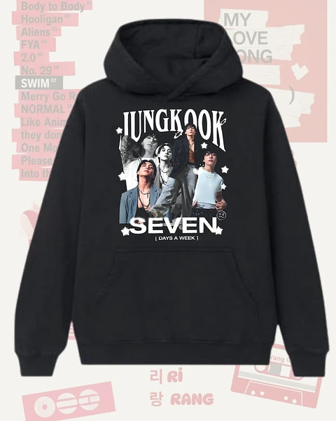 Poleron BTS - Diseños Exclusivos K-pop 8 - 100% Algodón