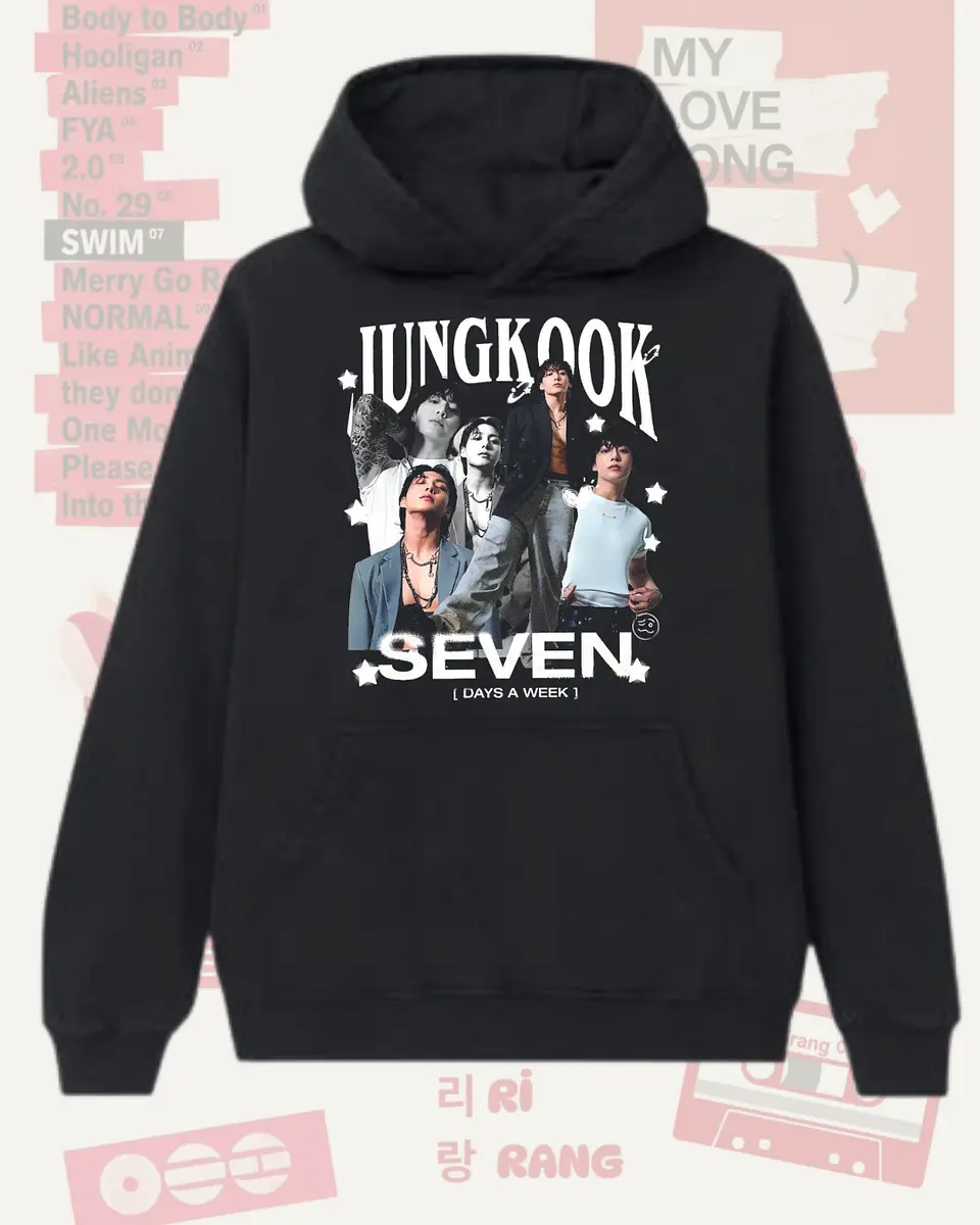 Poleron BTS - Diseños Exclusivos K-pop 8 - 100% Algodón 1