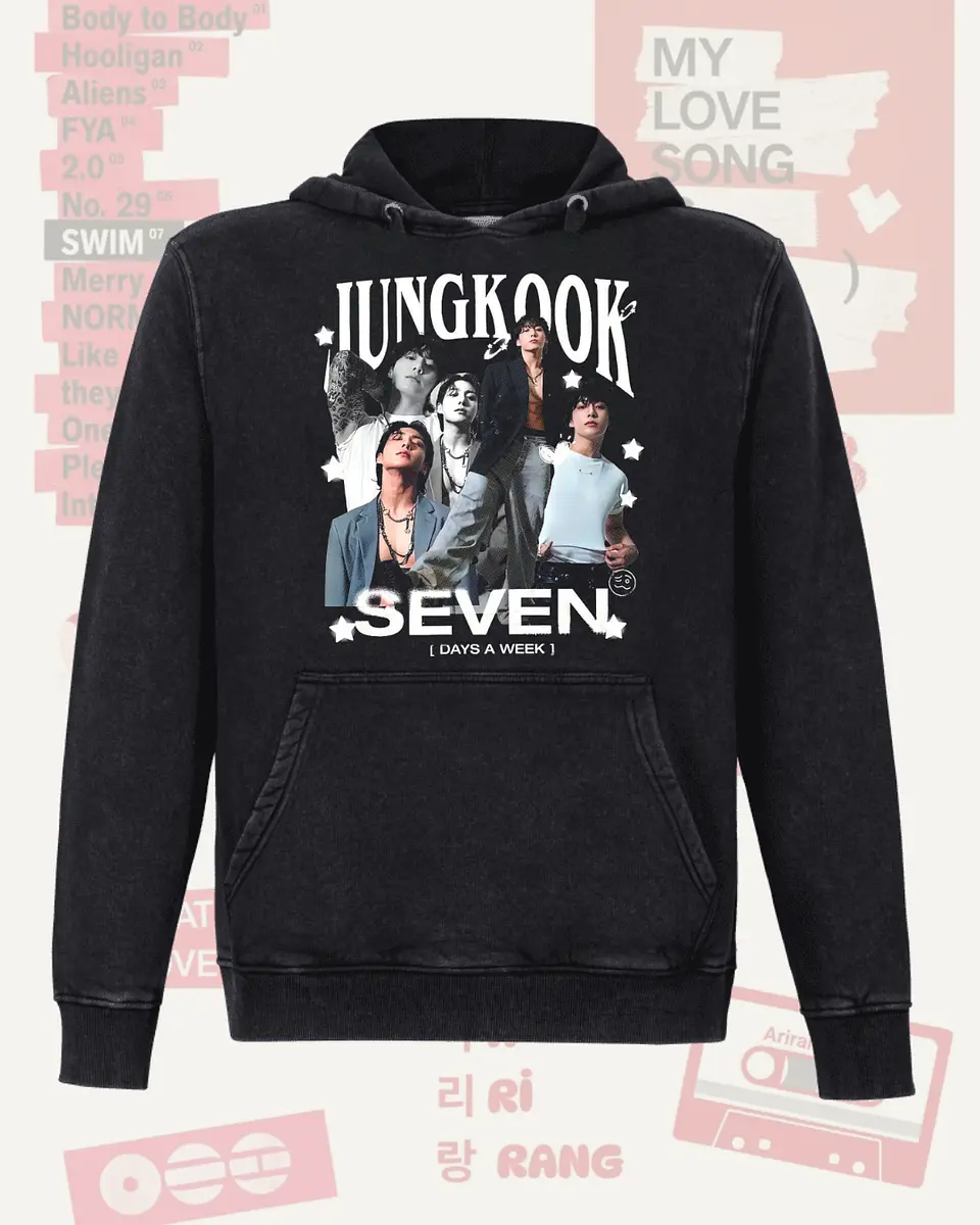 Poleron BTS - Diseños Exclusivos K-pop 8 - 100% Algodón 3