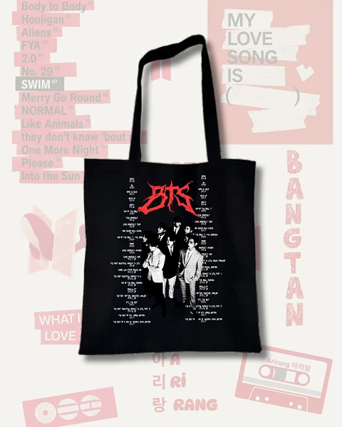 Totebag BTS - Diseños Exclusivos K-pop 1