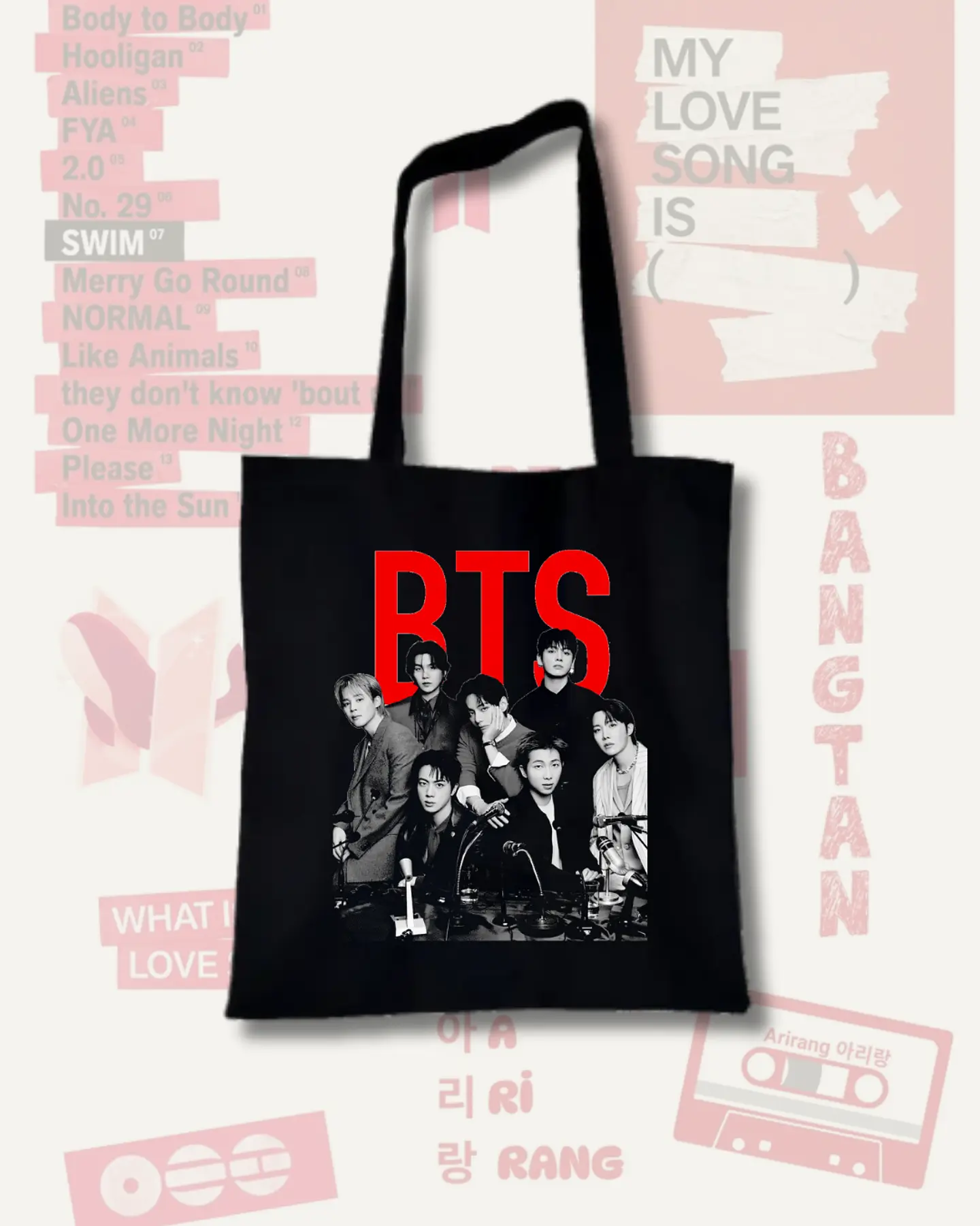 Totebag BTS - Diseños Exclusivos K-pop 5 1