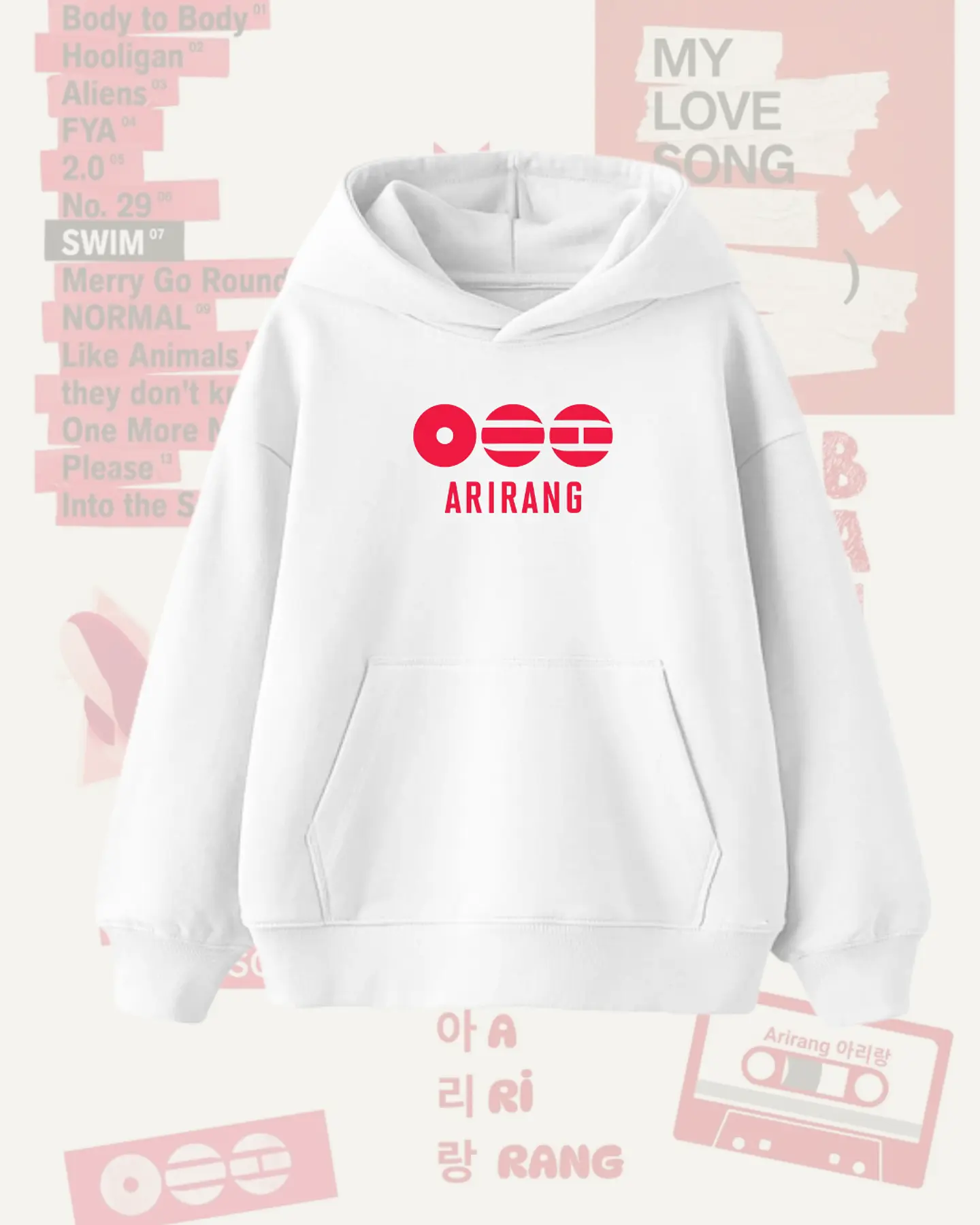 Poleron BTS - Diseños Exclusivos K-pop 9 - 100% Algodón 2