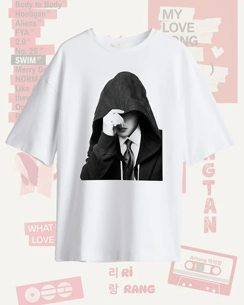 Polera BTS Arirang JIMIN PARK - Diseños Exclusivos K-pop 10 - 100% Algodón