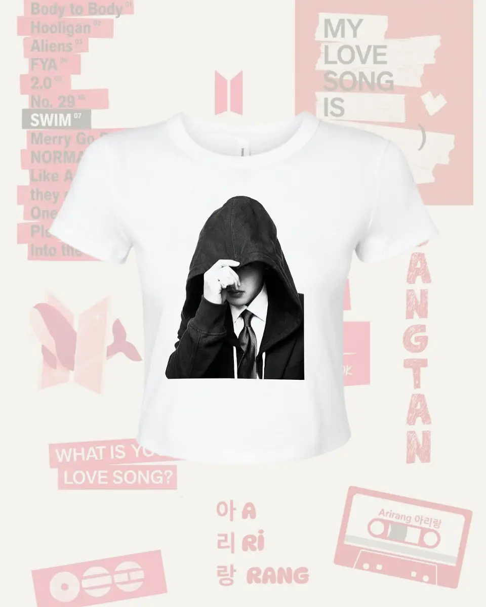 Polera BTS Arirang JIMIN PARK - Diseños Exclusivos K-pop 10 - 100% Algodón 2