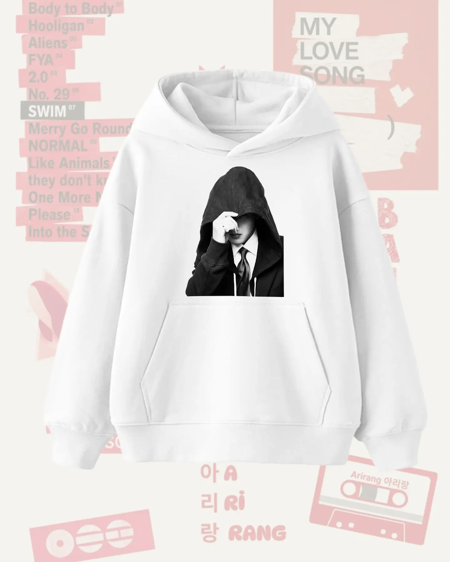 Polera BTS Arirang JIMIN PARK - Diseños Exclusivos K-pop 10 - 100% Algodón 3