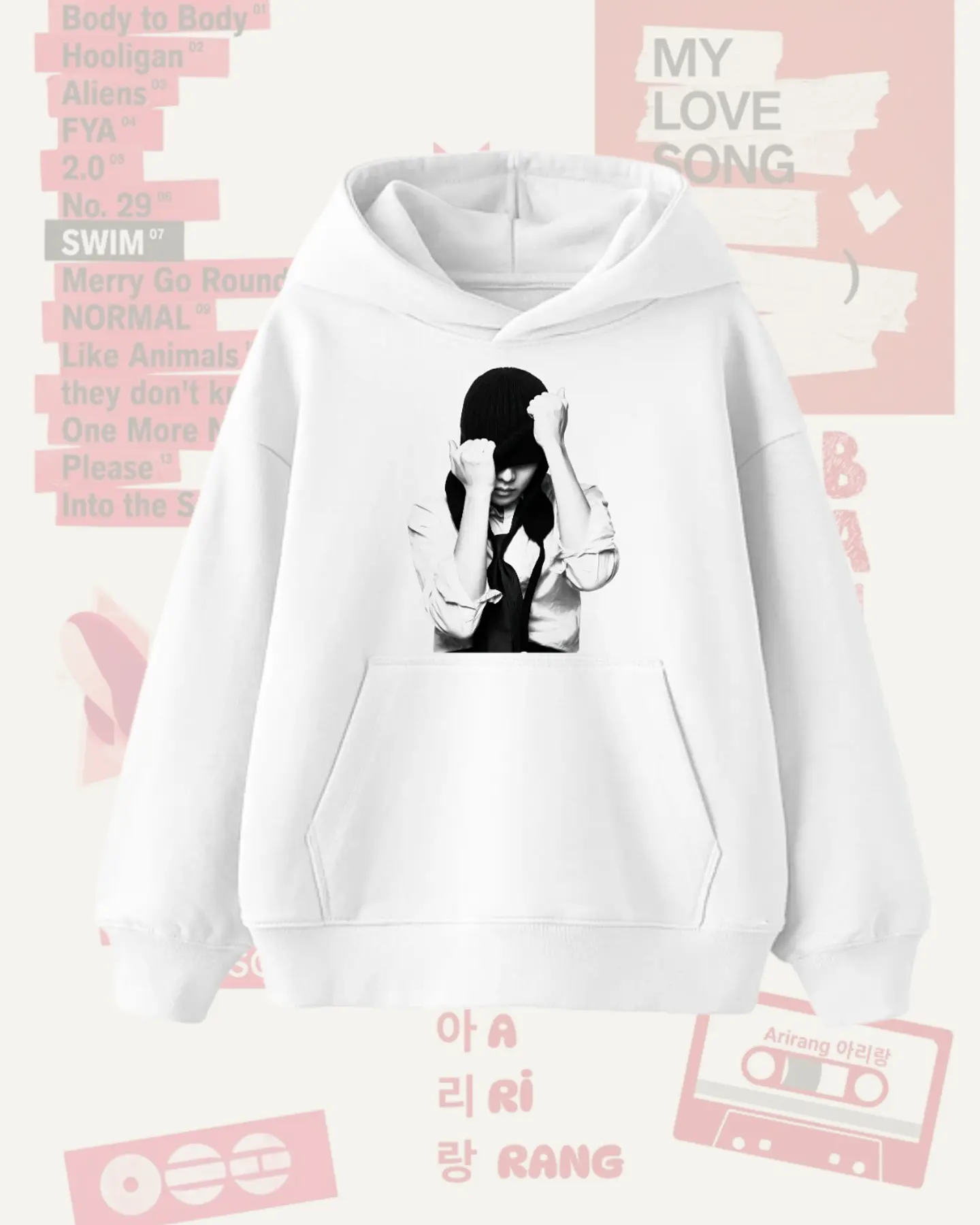 Polera BTS Arirang J HOPE JUNG HOSEOK - Diseños Exclusivos K-pop 11 - 100% Algodón 3