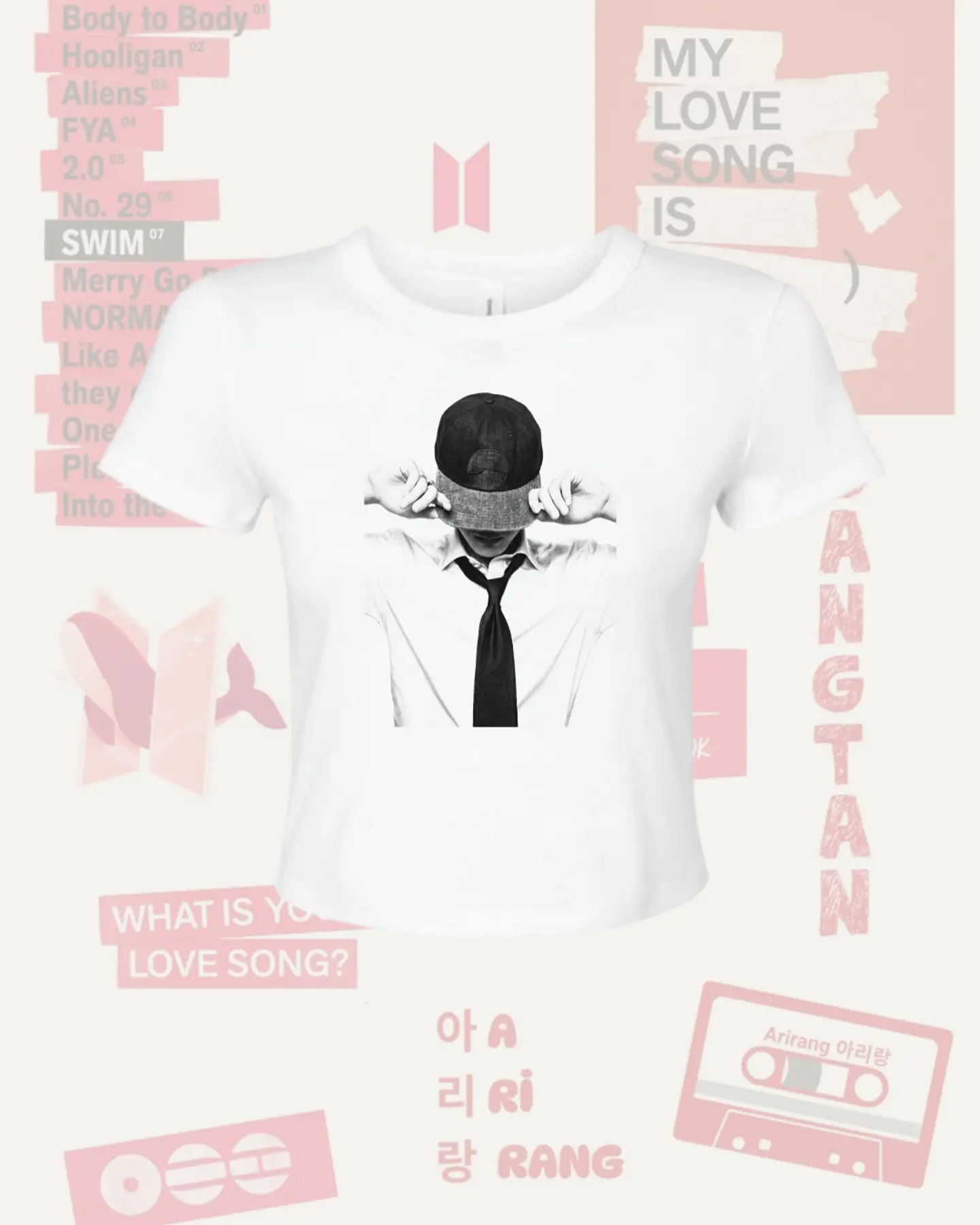 Polera BTS Arirang Jin Kim Seokjin- Diseños Exclusivos K-pop 12 2