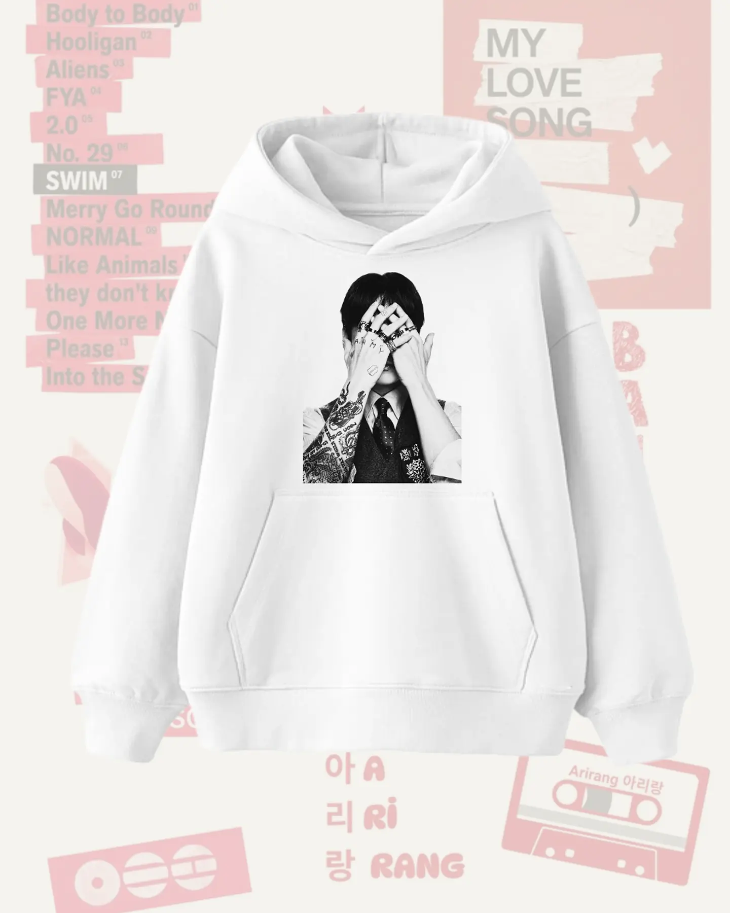 Polera BTS Arirang JK Jeon Jungkook Diseños Exclusivos K-pop 15 3