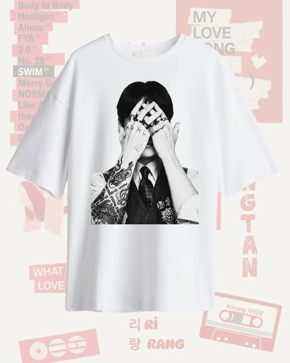Polera BTS Arirang JK Jeon Jungkook Diseños Exclusivos K-pop 15 1
