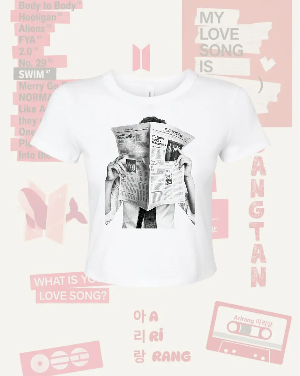 Polera BTS Arirang RM Kim Namjoon Diseños Exclusivos K-pop 16 2