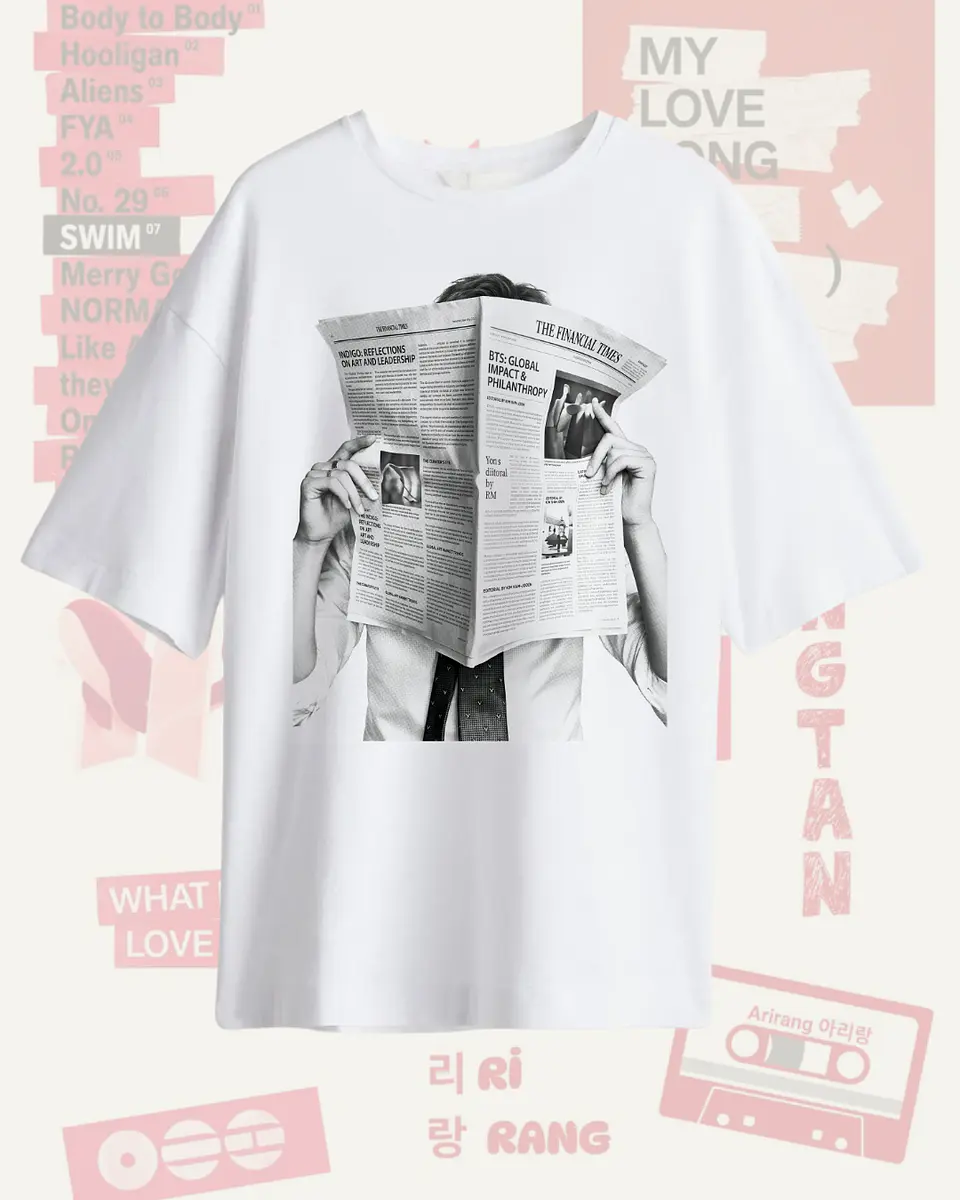 Polera BTS Arirang RM Kim Namjoon Diseños Exclusivos K-pop 16 1